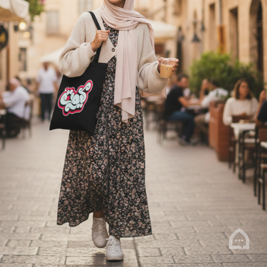 Premium Tote Bag - كيوت