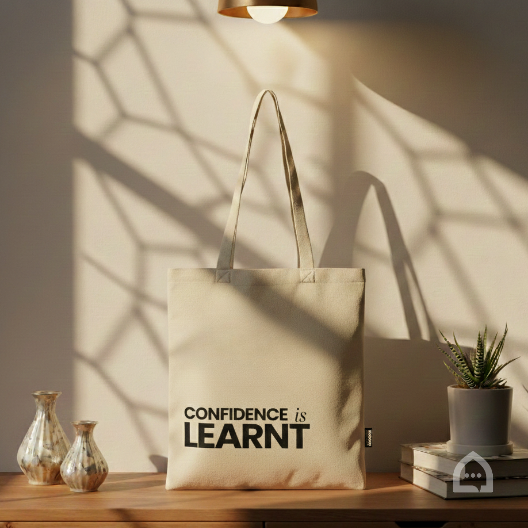 Premium Tote Bag - Confidence is Learnt