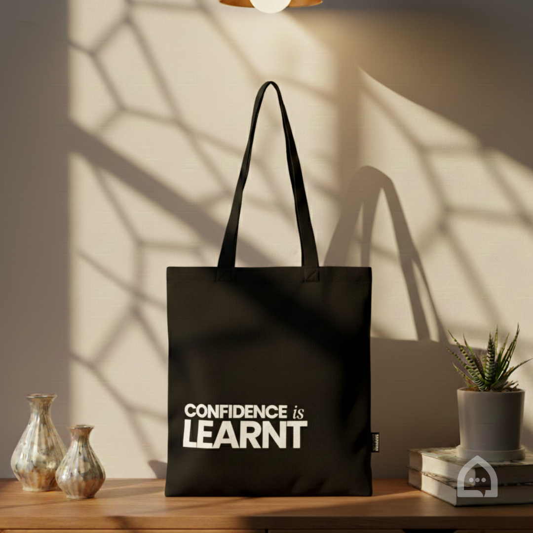 Premium Tote Bag - Confidence is Learnt