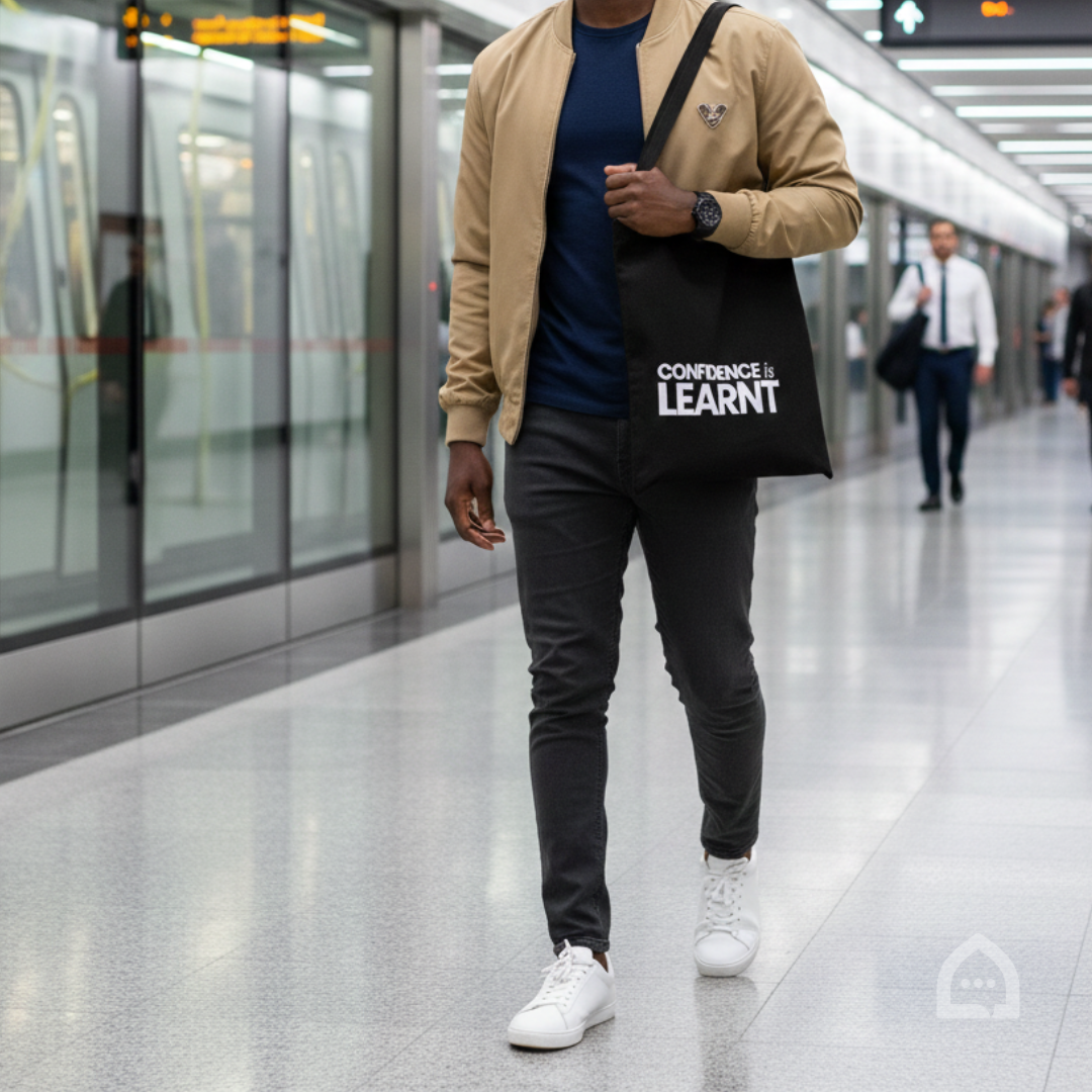 Premium Tote Bag - Confidence is Learnt